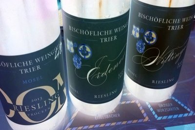 Line-up der Bischöflichen Weingüter Trier