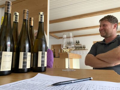 am Weingut von Andreas Eder/Mauternbach-Wachau