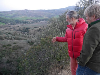 meine Wenigkeit mit Illy auf der Podere Le Ripi